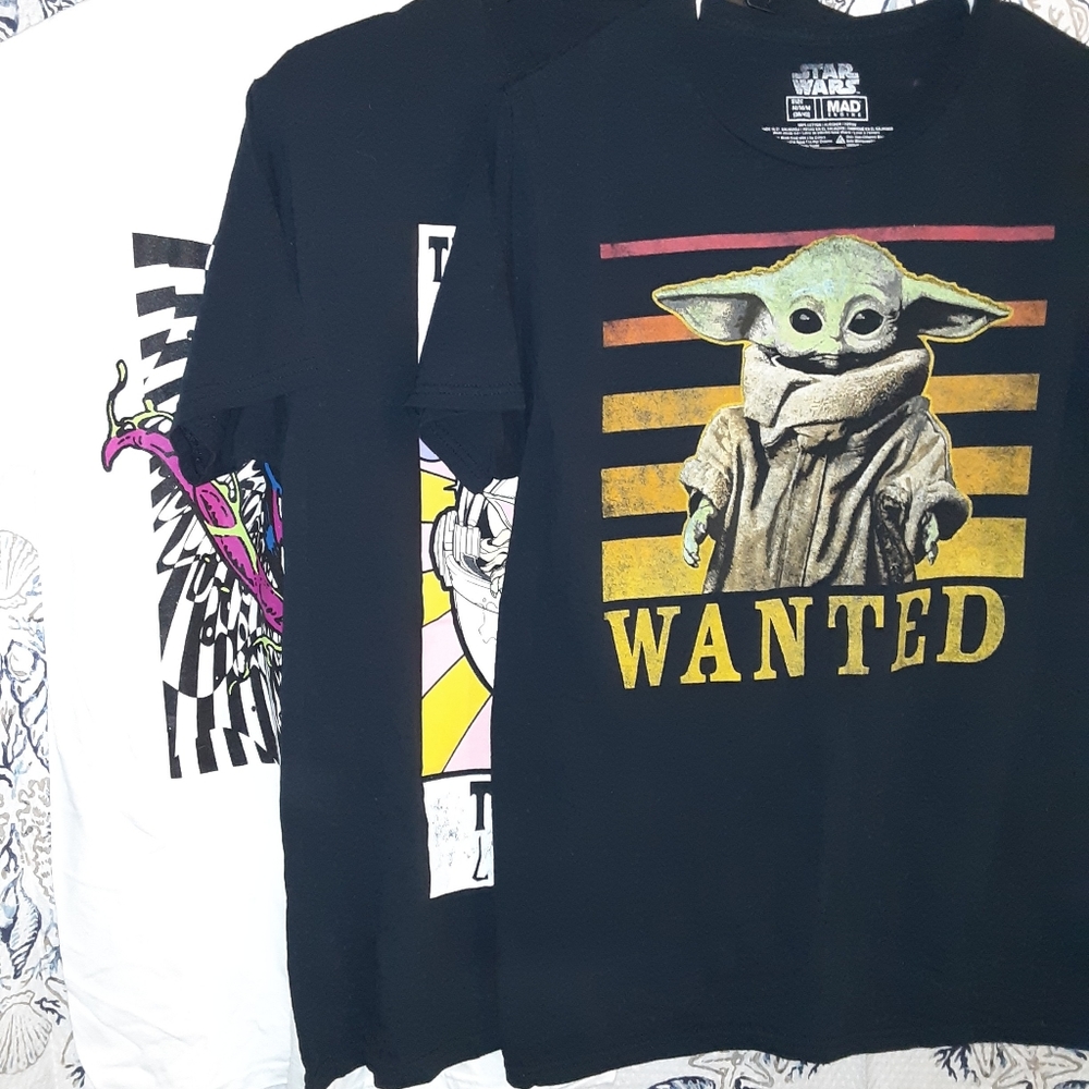 Licensed Tees - Mandalorian, Baby Yoda, Venom